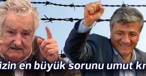 “Ülkenizin en büyük sorunu umut krizi”