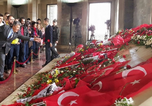 Anıtkabir’de Balbay’a Büyük İlgi ve Sevgi