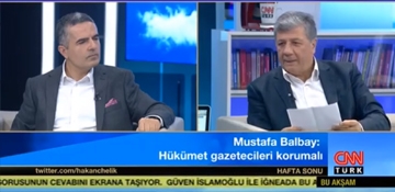 Mustafa Balbay - Hakan Çelik  Hafta Sonu programı    CNNTÜRK